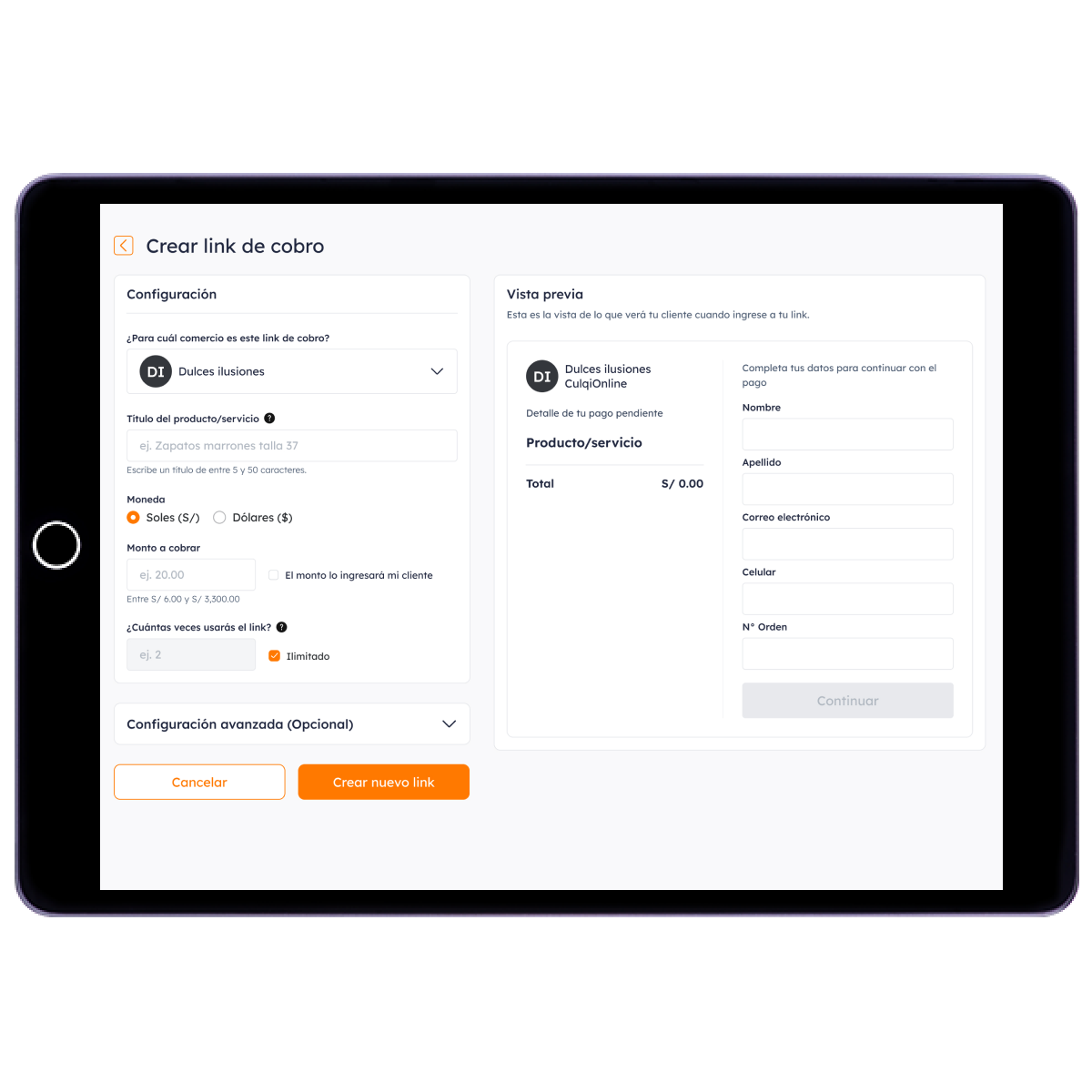 Personaliza el título