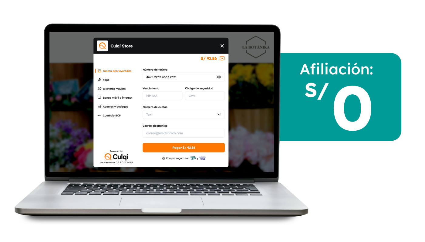 Vende desde tu página web con nuestra pasarela de pagos